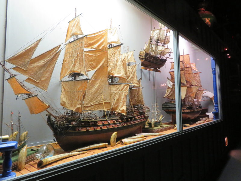 There was an incredible collection of model ships